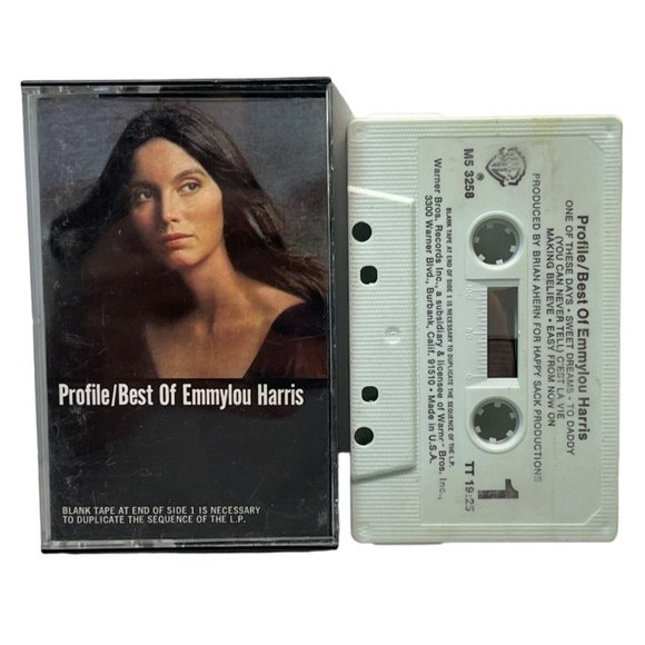 Emmylou Harris Country Cassette Tape Lot of 3 Last Date / Cimarron / Profile - Picture 3 of 8